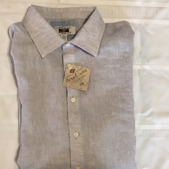 ❤️231)NWT Mens casual shirt by Joseph Abboud. Aero Linen multiple sizes - Picture 6 of 8